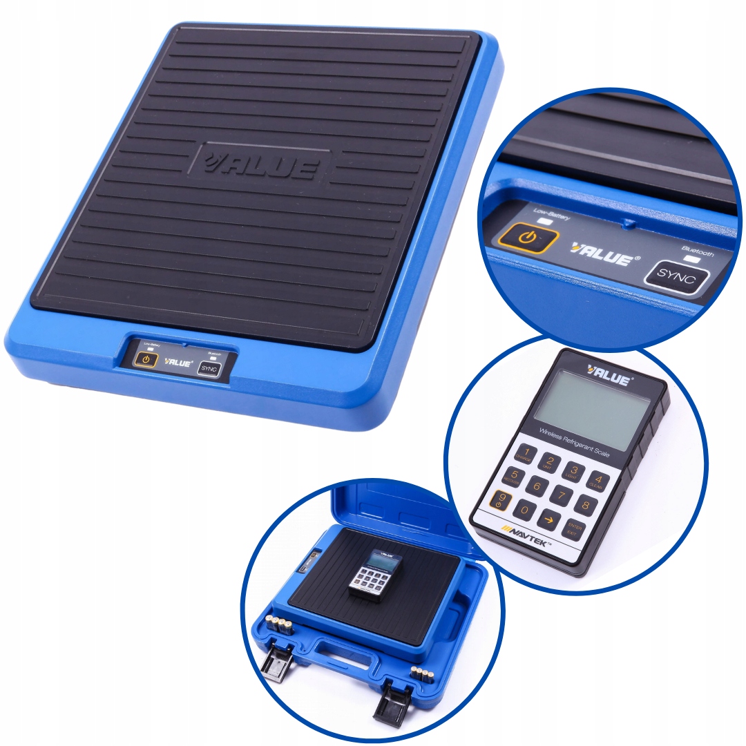 Elektronická váha s bezdrôtovým diaľkovým ovládaním Hodnota VRS-120i-01 120 kg
